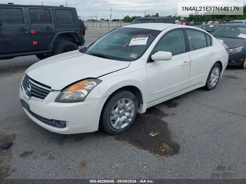 2007 Nissan Altima 2.5 S VIN: 1N4AL21E37N443179 Lot: 40298849