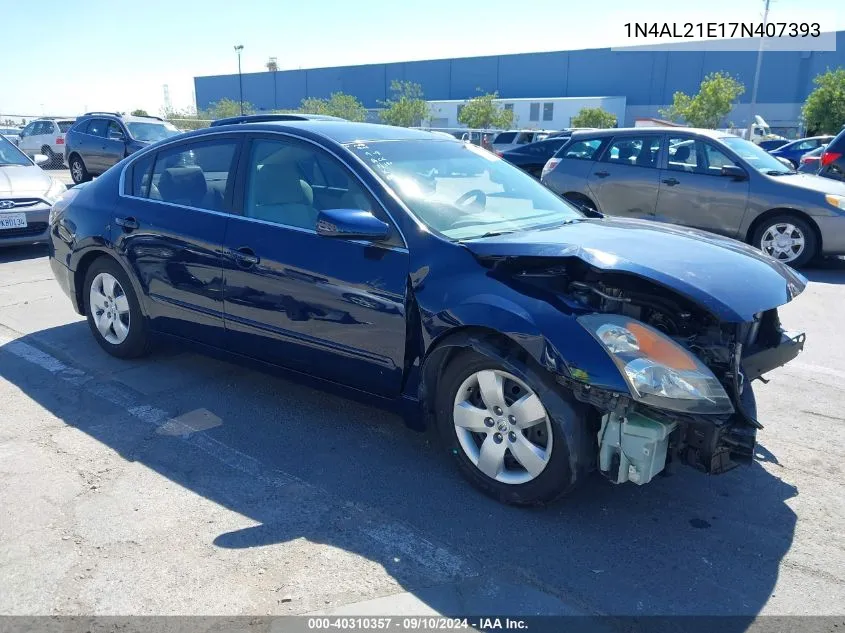 1N4AL21E17N407393 2007 Nissan Altima 2.5 S