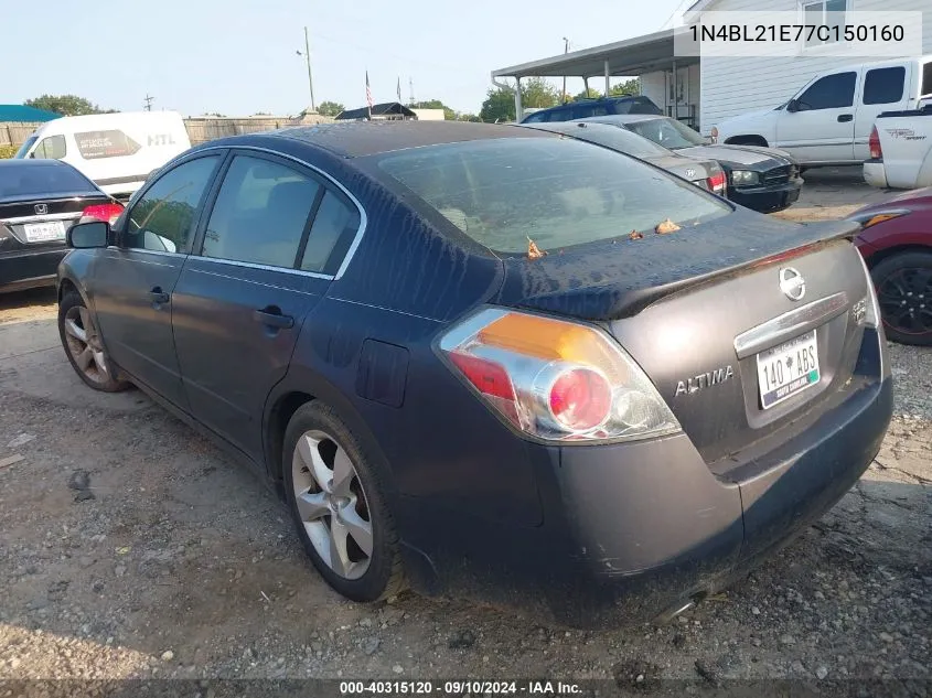 1N4BL21E77C150160 2007 Nissan Altima 3.5 Se