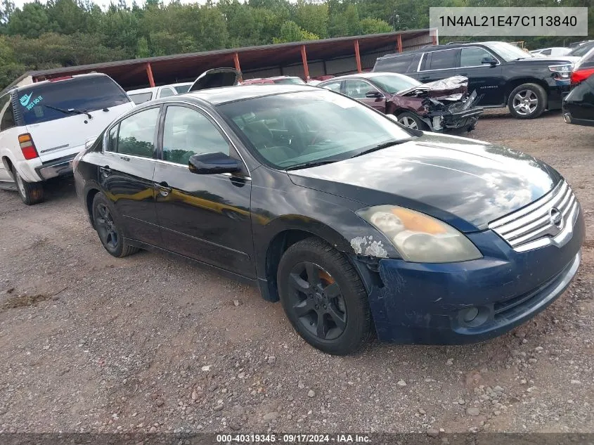 1N4AL21E47C113840 2007 Nissan Altima 2.5 S