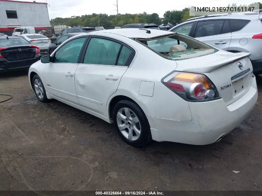 2007 Nissan Altima Hybrid VIN: 1N4CL21E97C161147 Lot: 40326664