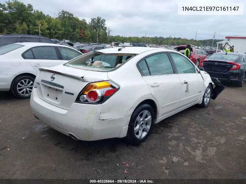 2007 Nissan Altima Hybrid VIN: 1N4CL21E97C161147 Lot: 40326664