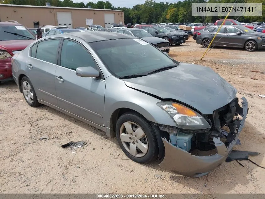 2007 Nissan Altima 2.5/2.5S VIN: 1N4AL21E07N471411 Lot: 40327098