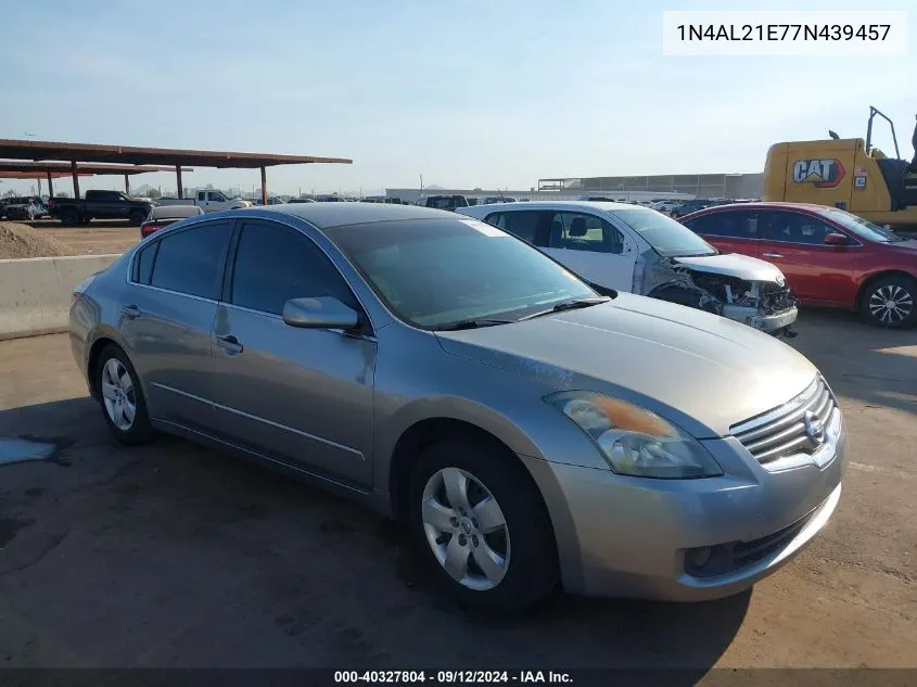 2007 Nissan Altima 2.5/2.5S VIN: 1N4AL21E77N439457 Lot: 40327804