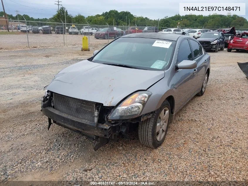 2007 Nissan Altima 2.5/2.5S VIN: 1N4AL21E97C148471 Lot: 40331747