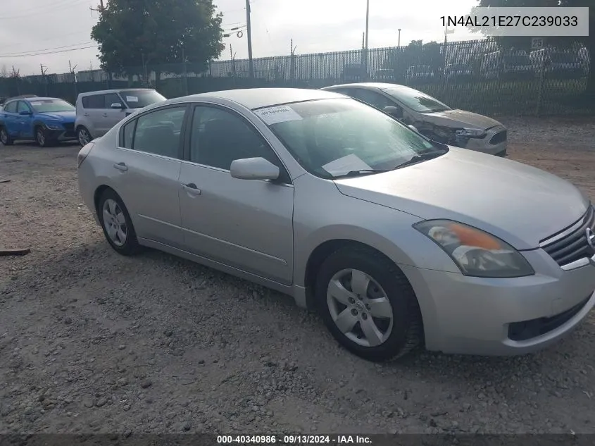 1N4AL21E27C239033 2007 Nissan Altima 2.5/2.5S