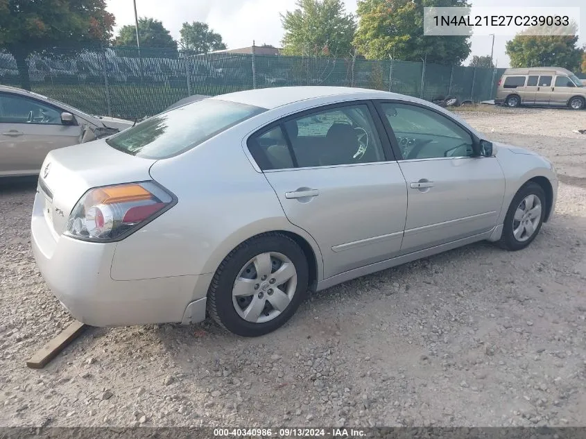 1N4AL21E27C239033 2007 Nissan Altima 2.5/2.5S