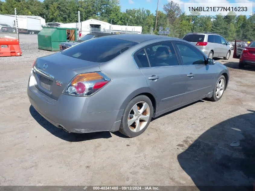 2007 Nissan Altima 3.5 Se VIN: 1N4BL21E77N416233 Lot: 40341485