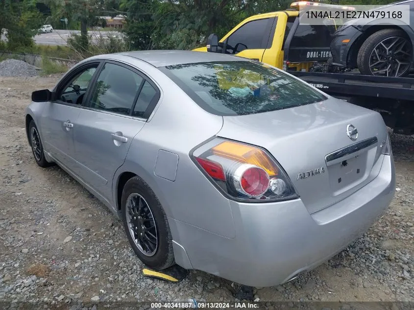 2007 Nissan Altima 2.5 S VIN: 1N4AL21E27N479168 Lot: 40341887