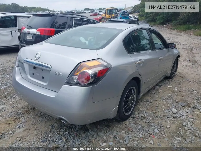 2007 Nissan Altima 2.5 S VIN: 1N4AL21E27N479168 Lot: 40341887