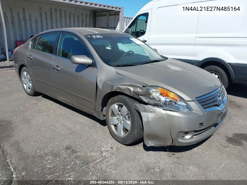 2007 Nissan Altima 2.5 S VIN: 1N4AL21E27N485164 Lot: 40344203