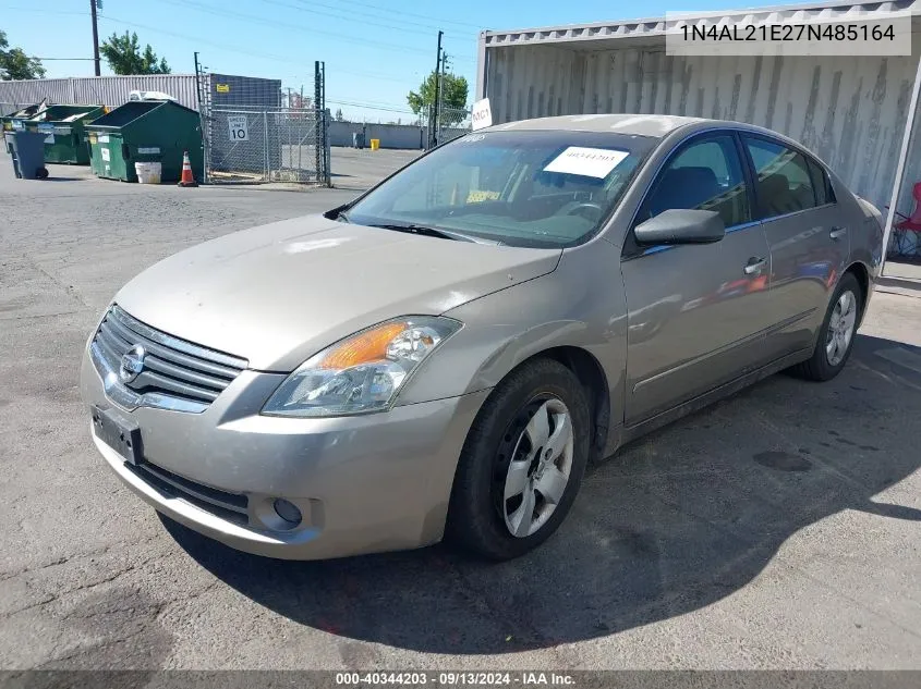 2007 Nissan Altima 2.5 S VIN: 1N4AL21E27N485164 Lot: 40344203