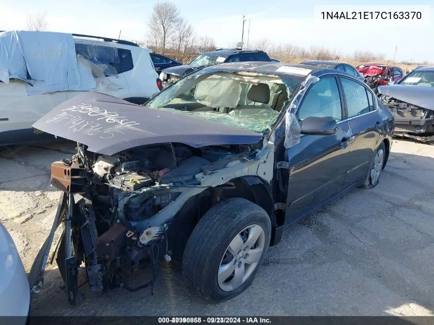 2007 Nissan Altima 2.5 S VIN: 1N4AL21E17C163370 Lot: 40390858