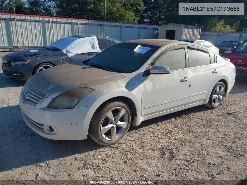 2007 Nissan Altima 3.5 Se VIN: 1N4BL21E57C193668 Lot: 40429038