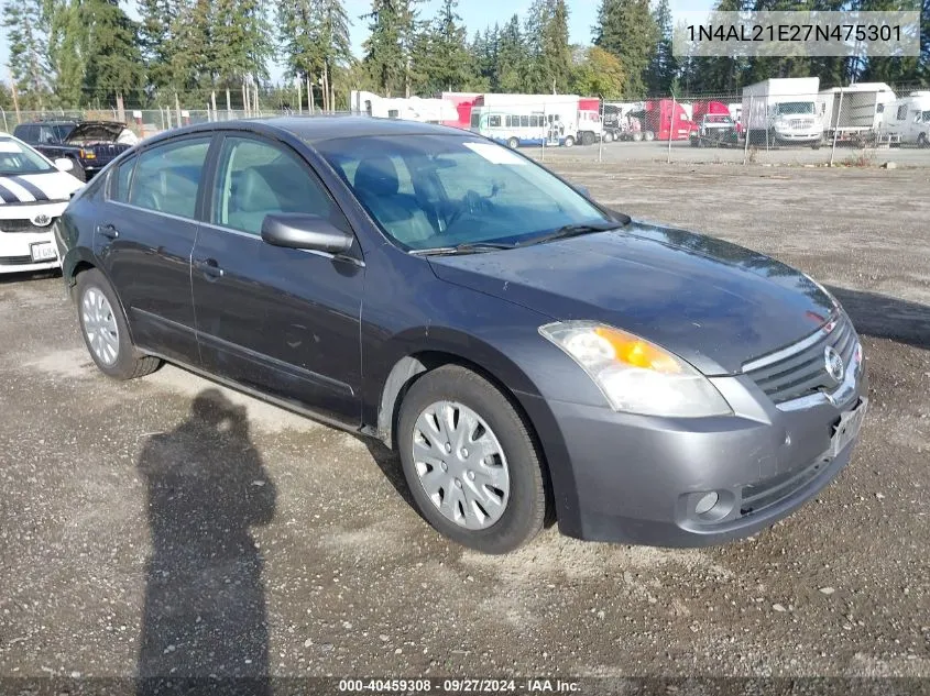 2007 Nissan Altima 2.5 S VIN: 1N4AL21E27N475301 Lot: 40459308