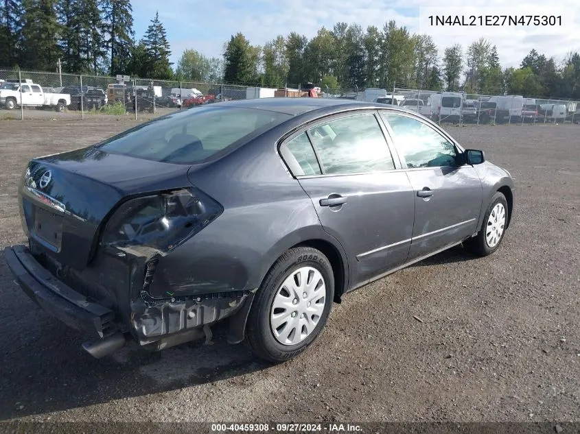 1N4AL21E27N475301 2007 Nissan Altima 2.5 S