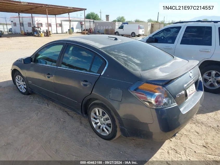 2007 Nissan Altima Hybrid VIN: 1N4CL21E97C214557 Lot: 40463188