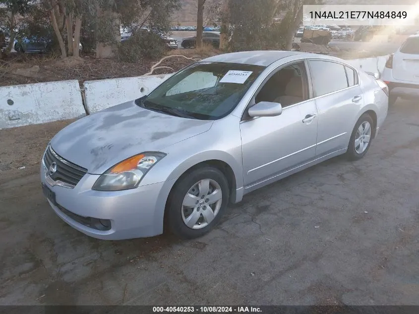 2007 Nissan Altima 2.5/2.5S VIN: 1N4AL21E77N484849 Lot: 40540253