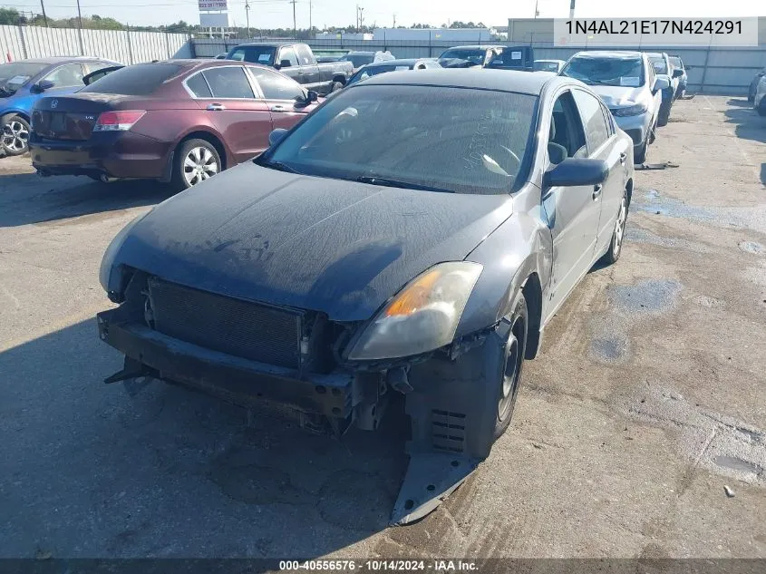 2007 Nissan Altima 2.5/2.5S VIN: 1N4AL21E17N424291 Lot: 40556576