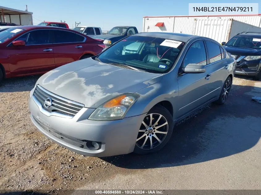 2007 Nissan Altima 3.5 Sl VIN: 1N4BL21E47N479211 Lot: 40594588