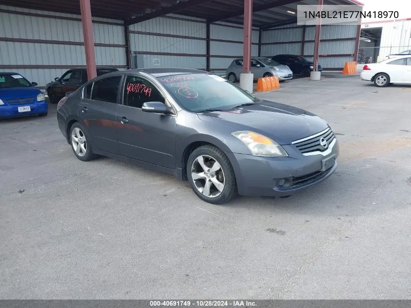 2007 Nissan Altima 3.5 Se VIN: 1N4BL21E77N418970 Lot: 40691749