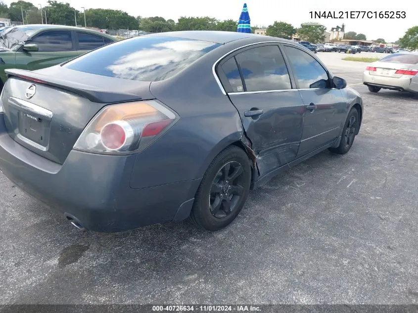 2007 Nissan Altima 2.5 S VIN: 1N4AL21E77C165253 Lot: 40726634