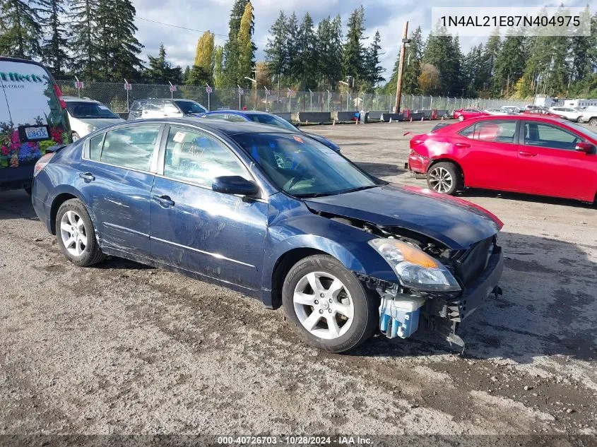 1N4AL21E87N404975 2007 Nissan Altima 2.5 S