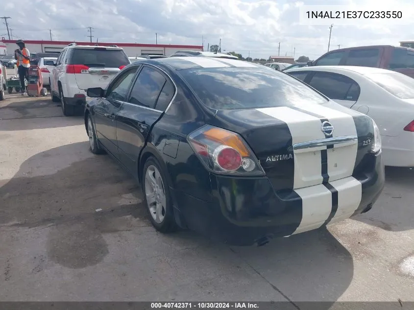 2007 Nissan Altima 2.5 S VIN: 1N4AL21E37C233550 Lot: 40742371