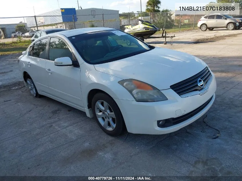 2007 Nissan Altima 3.5 Sl VIN: 1N4BL21E07C183808 Lot: 40779726