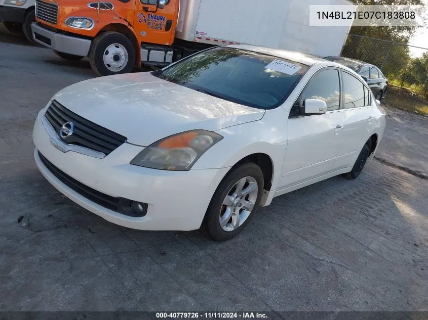 2007 Nissan Altima 3.5 Sl VIN: 1N4BL21E07C183808 Lot: 40779726