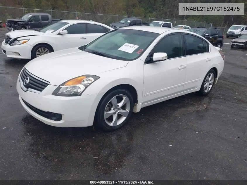 2007 Nissan Altima 3.5 Se VIN: 1N4BL21E97C152475 Lot: 40853321