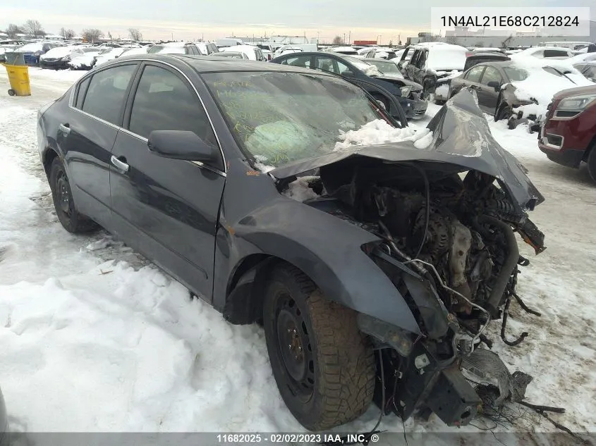 2008 Nissan Altima 2.5/2.5S VIN: 1N4AL21E68C212824 Lot: 11682025