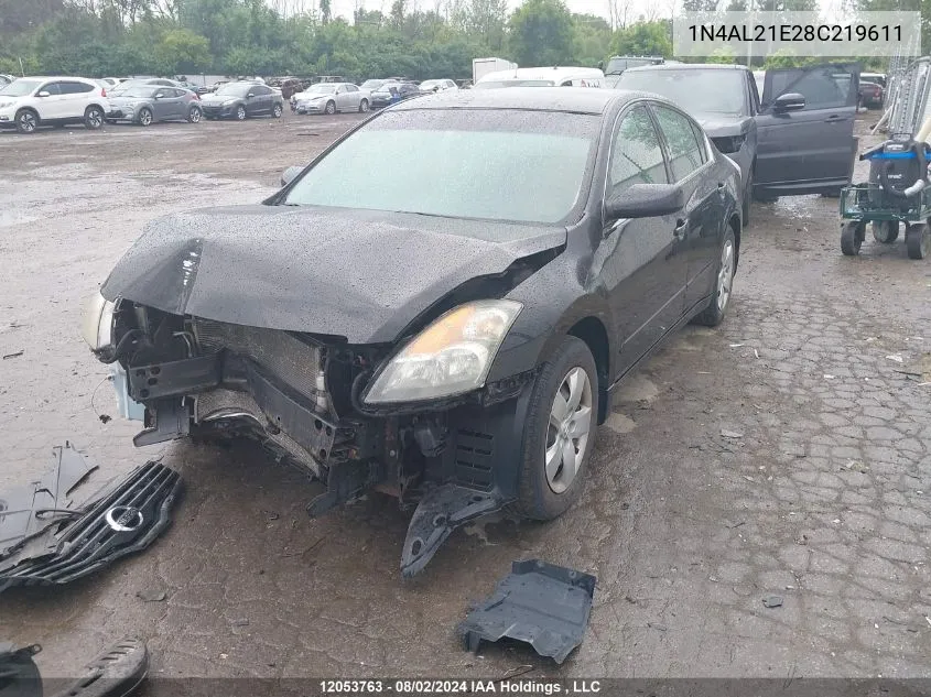 2008 Nissan Altima 2.5/2.5S VIN: 1N4AL21E28C219611 Lot: 12053763