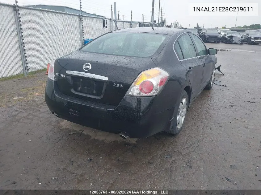 1N4AL21E28C219611 2008 Nissan Altima 2.5/2.5S