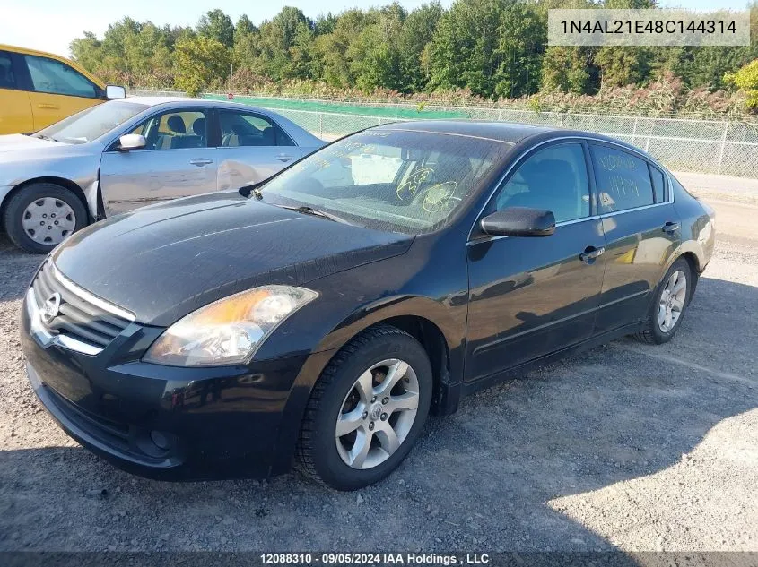 2008 Nissan Altima 2.5 S VIN: 1N4AL21E48C144314 Lot: 12088310