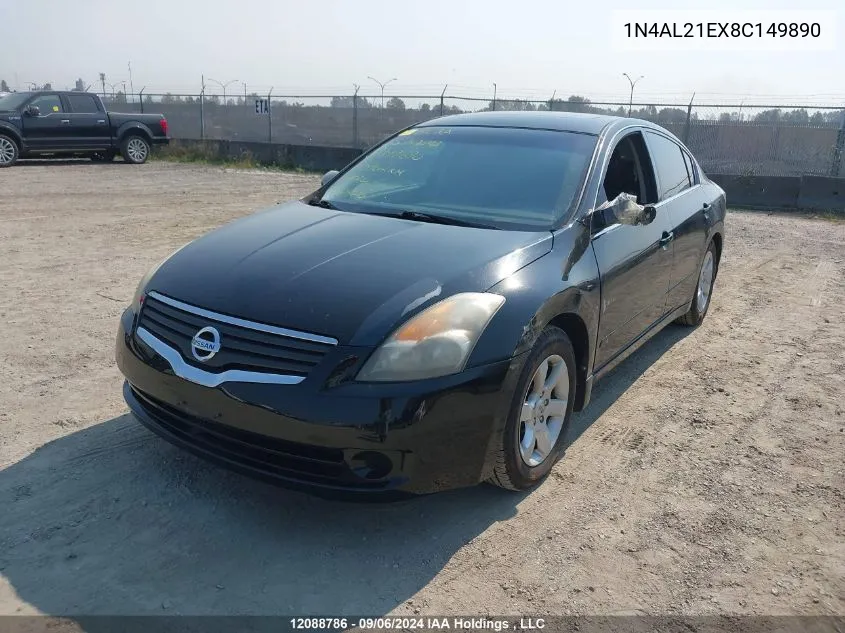 2008 Nissan Altima 2.5/2.5S VIN: 1N4AL21EX8C149890 Lot: 12088786