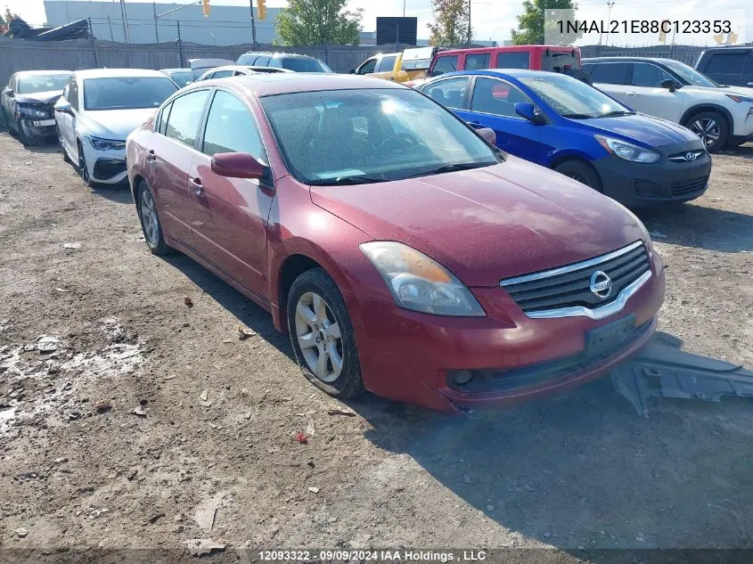 1N4AL21E88C123353 2008 Nissan Altima 2.5/2.5S