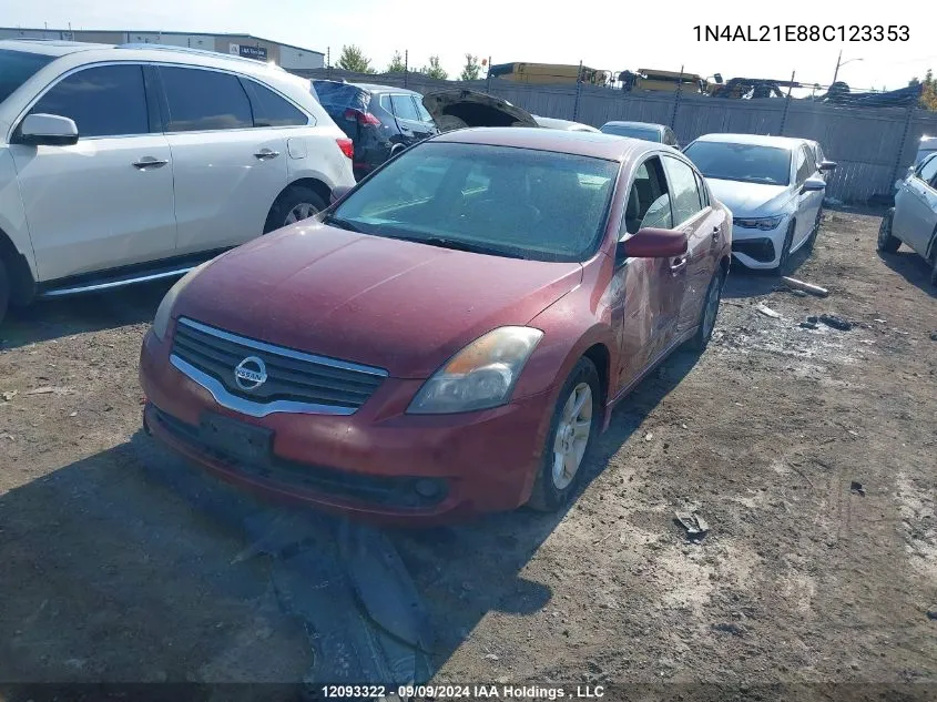 1N4AL21E88C123353 2008 Nissan Altima 2.5/2.5S