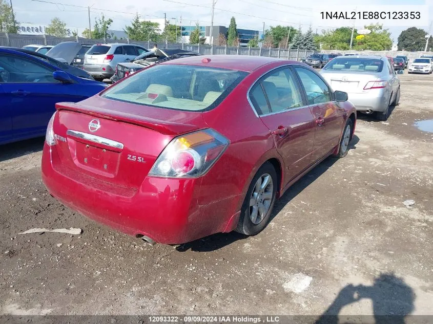 1N4AL21E88C123353 2008 Nissan Altima 2.5/2.5S