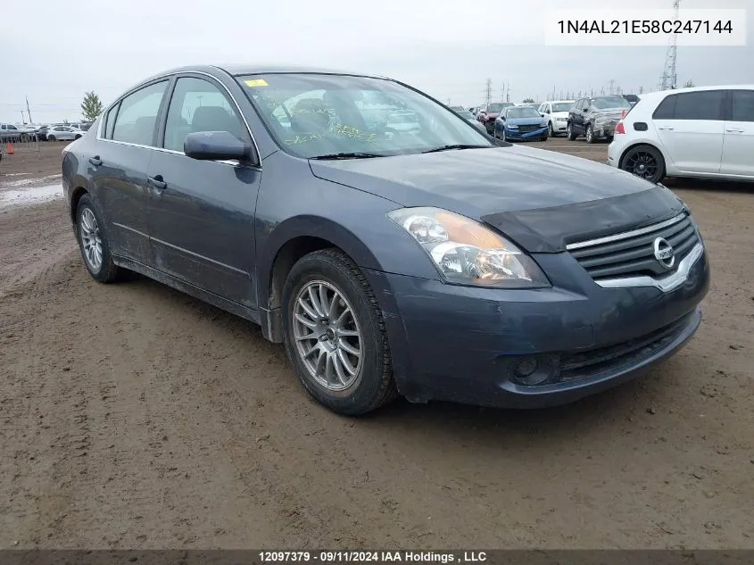 1N4AL21E58C247144 2008 Nissan Altima 2.5 S