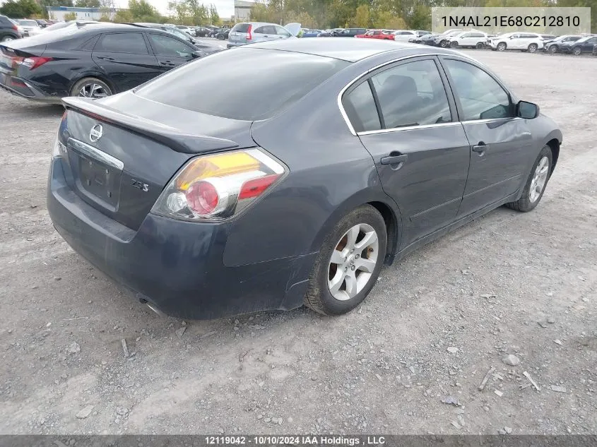 1N4AL21E68C212810 2008 Nissan Altima 2.5/2.5S