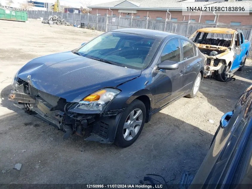 2008 Nissan Altima VIN: 1N4AL21E58C183896 Lot: 12150995