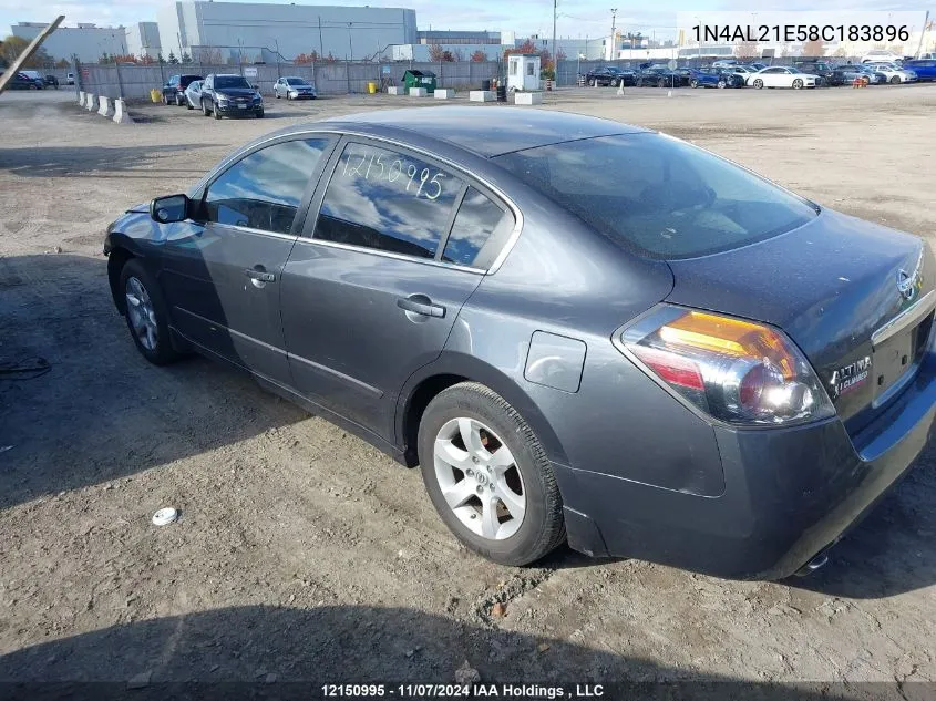 2008 Nissan Altima VIN: 1N4AL21E58C183896 Lot: 12150995