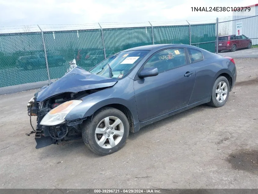 1N4AL24E38C103779 2008 Nissan Altima 2.5 S