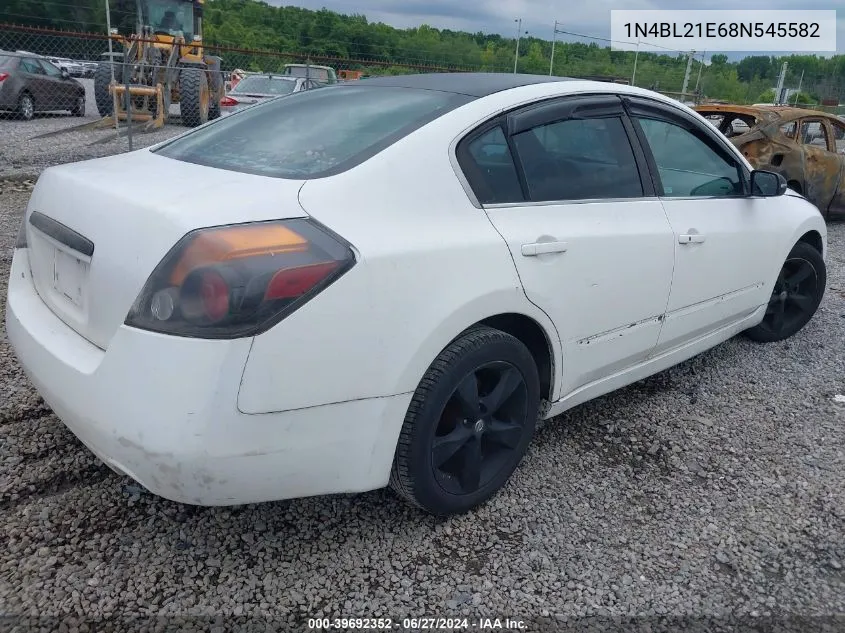 2008 Nissan Altima 3.5 Se VIN: 1N4BL21E68N545582 Lot: 39692352