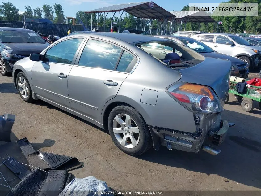 2008 Nissan Altima 2.5 S VIN: 1N4AL21E68C284476 Lot: 39773568