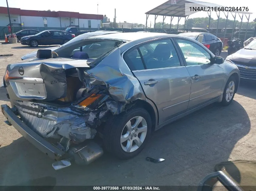 2008 Nissan Altima 2.5 S VIN: 1N4AL21E68C284476 Lot: 39773568