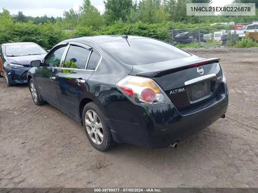 2008 Nissan Altima Hybrid VIN: 1N4CL21EX8C226878 Lot: 39799577