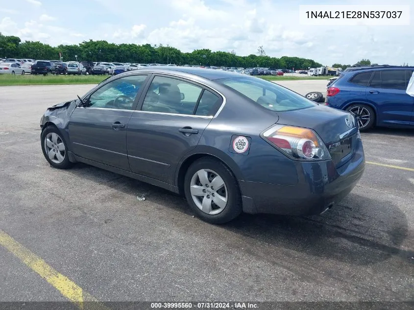 1N4AL21E28N537037 2008 Nissan Altima 2.5 S