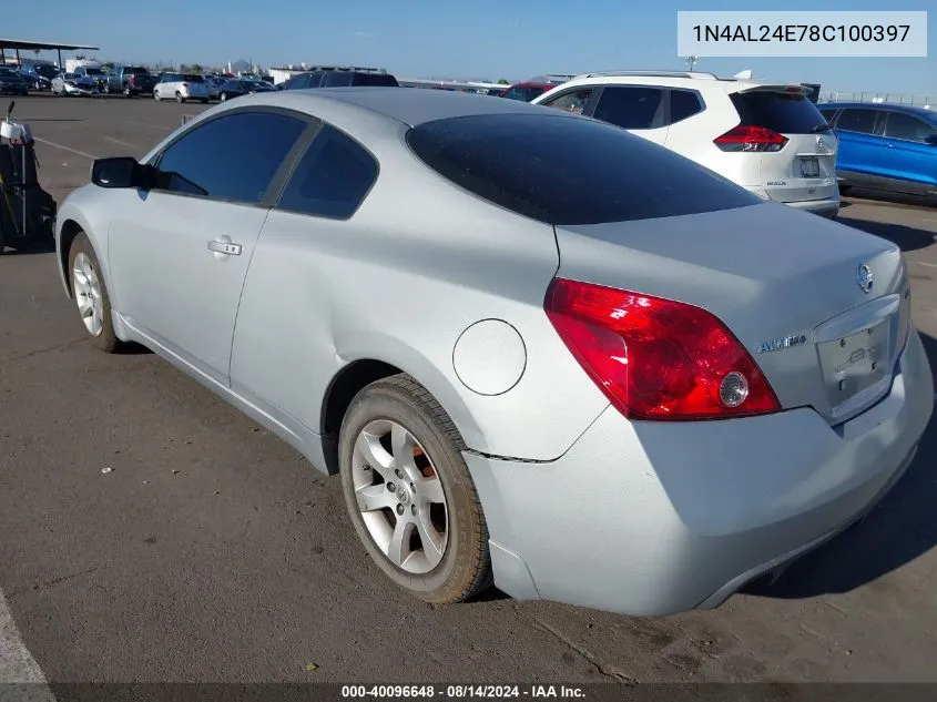 1N4AL24E78C100397 2008 Nissan Altima 2.5 S